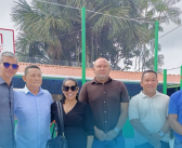 Vereadores comparecem a inauguração da Quadra de Esportes Gilberto Corrêa de Moraes !